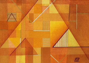 Print of Abstract Geometric Paintings by Serge Vasilendiuc