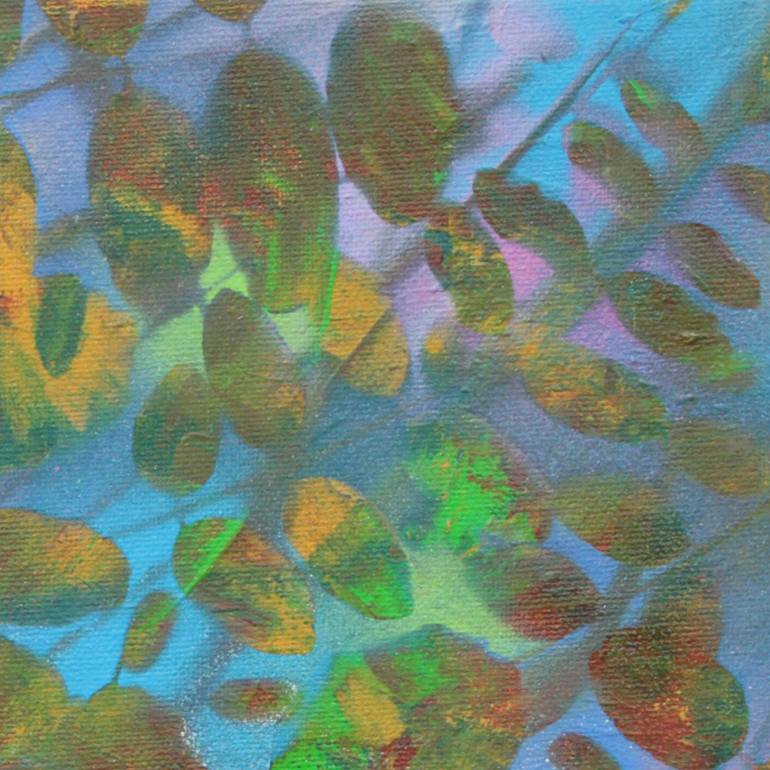 Original Abstract Expressionism Nature Painting by Serge Vasilendiuc