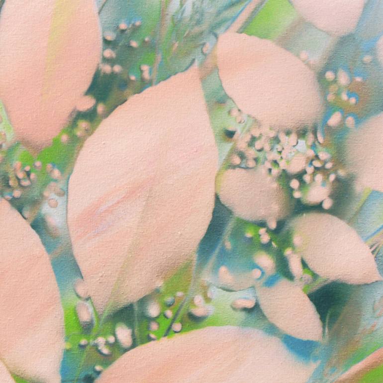 Original Art Deco Nature Painting by Serge Vasilendiuc