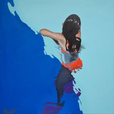 Print of Figurative Water Paintings by Christiane Rancelot