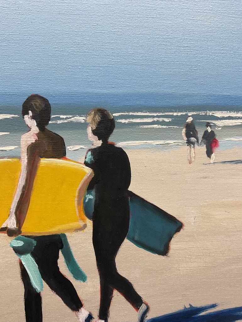 Original Contemporary Sports Painting by Christiane Rancelot