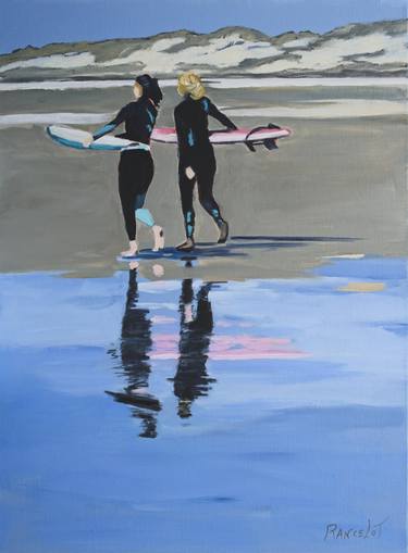 Print of Expressionism Sport Paintings by Christiane Rancelot