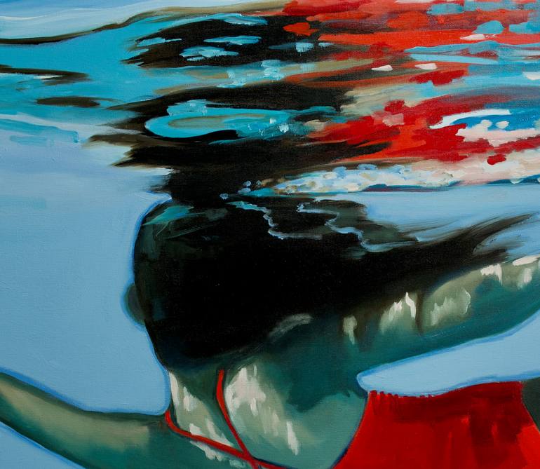 Original Figurative Water Painting by Christiane Rancelot
