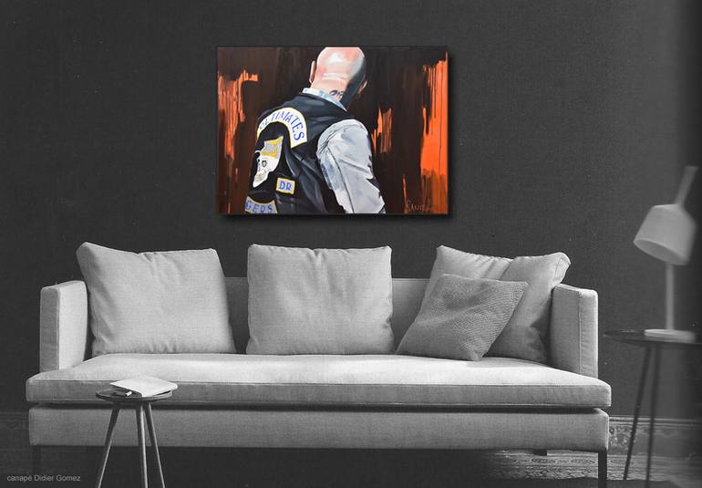 Original Figurative Men Painting by Christiane Rancelot