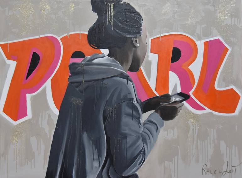 Original Figurative Women Paintings by Christiane Rancelot