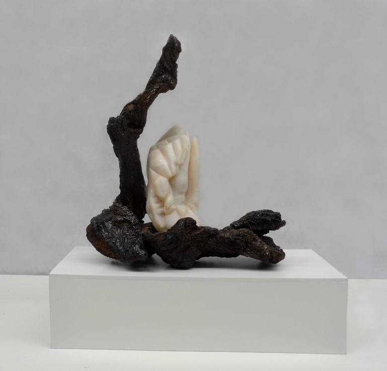 Original Expressionism Abstract Sculpture by lydia harmata