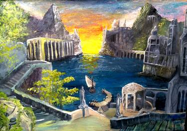 Print of Fine Art Fantasy Paintings by Heather Rogers