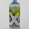 One of a kind up-cycled spray paint can with ink, airbrush art in celebration of Tom of Finlands 100th Birthday.