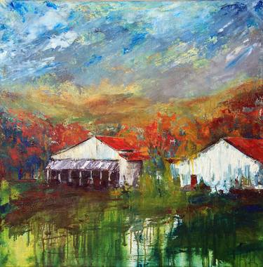 Original Expressionism Landscape Paintings by Juliana DeFrance