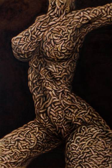 Original Surrealism Body Paintings by Moises Hergueta