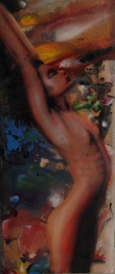 Original Surrealism Nude Paintings by Moises Hergueta