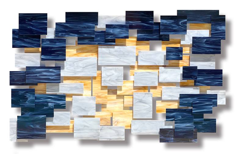Original Cubism Abstract Sculpture by Karo Studios