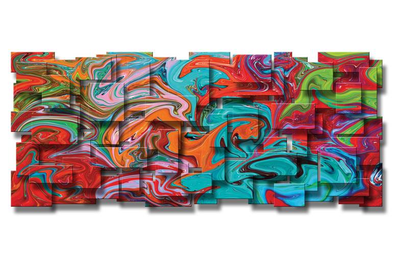 Original Cubism Abstract Sculpture by Karo Studios