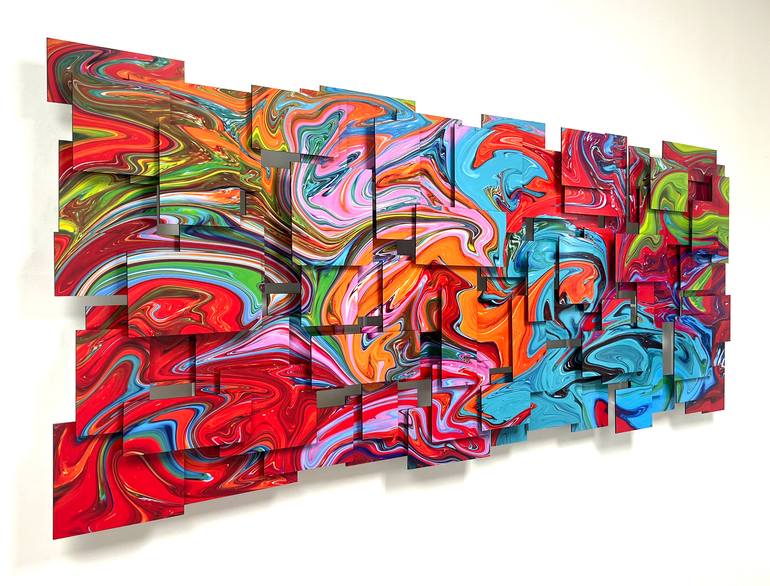 Original Cubism Abstract Sculpture by Karo Studios