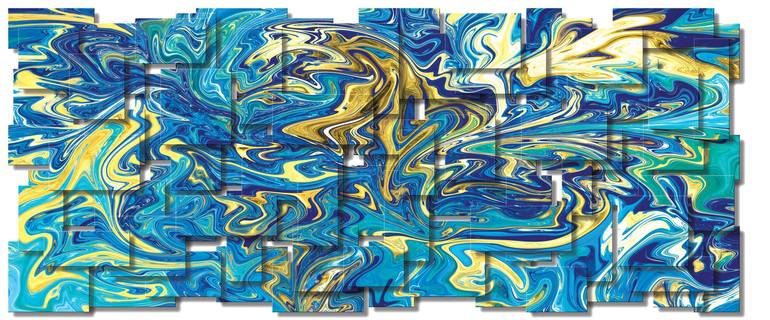Original Cubism Abstract Sculpture by Karo Studios