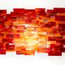 "Sunset" is a glass wall sculpture made using custom pieces of art glass which are then assembled upon a metal welded frame upon various elevations in order to create the overall composition.
Please note that each piece is unique. Slight variations in exact coloration and patterning may occur.
As each piece is custom made, please allow 6-8 weeks for the completion of the piece and an additional 2 weeks for freight delivery.
PLEASE INQUIRE FOR CUSTOM SIZES AND COLOR SCHEMES!