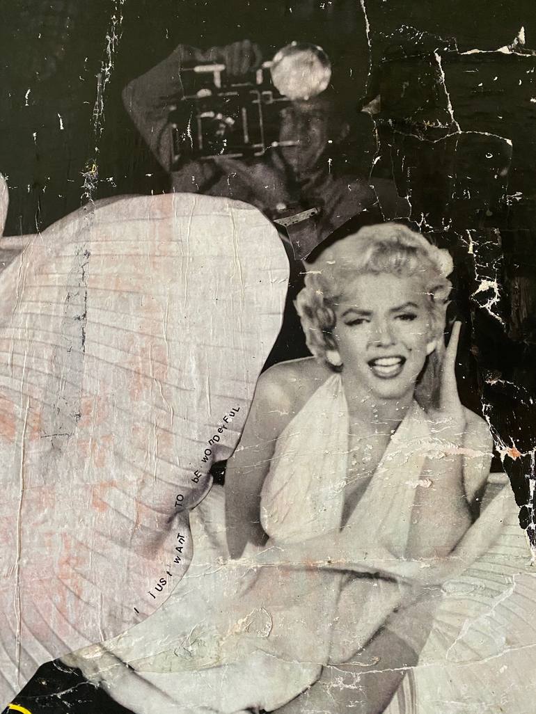 Original Pop Culture/Celebrity Collage by Susan Richardson