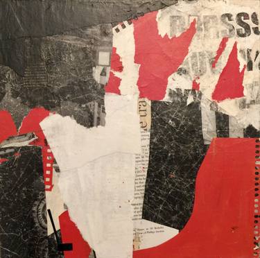 Original Abstract Collage by Susan Richardson