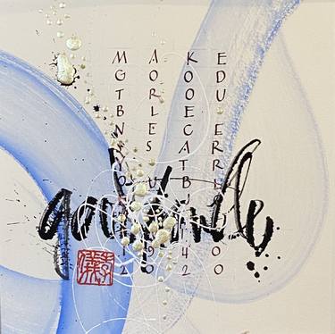 Print of Abstract Calligraphy Paintings by Susan Richardson