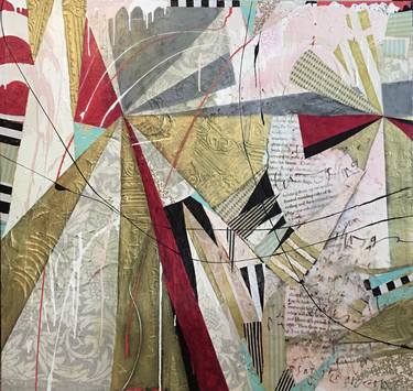 Original Abstract Collage by Susan Richardson