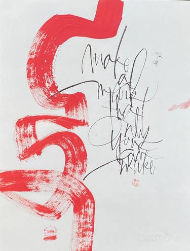 Print of Calligraphy Paintings by Susan Richardson