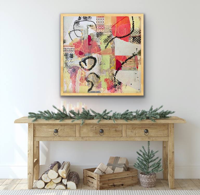 Original Abstract Expressionism Abstract Mixed Media by Susan Richardson