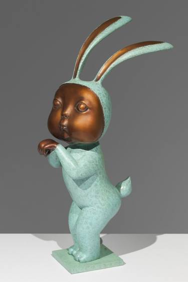 Original Abstract Expressionism Children Sculpture by Jiahui Wu