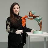 “I took a photo with the artwork” by Jiahui Wu