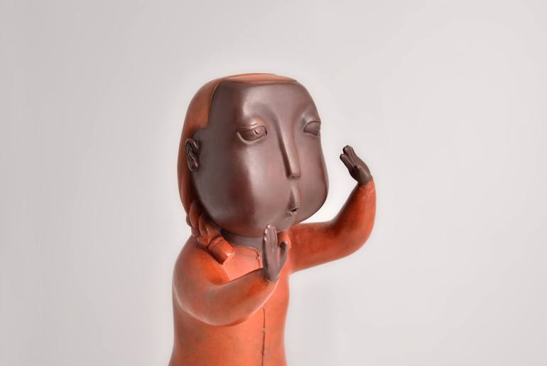 Original Art Deco Sports Sculpture by Jiahui Wu