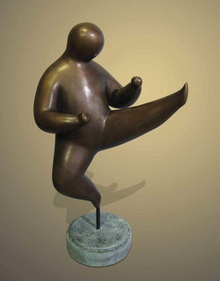 Print of Art Deco Sports Sculpture by Jiahui Wu