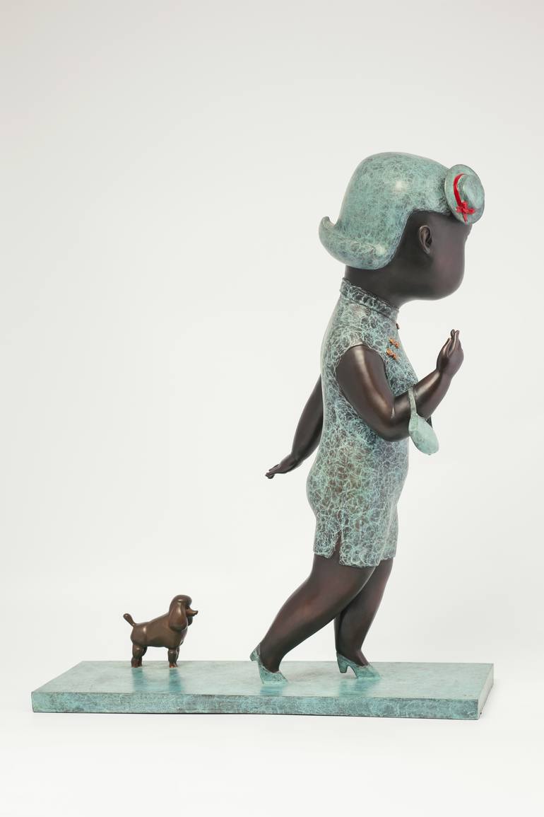 Original Women Sculpture by Jiahui Wu