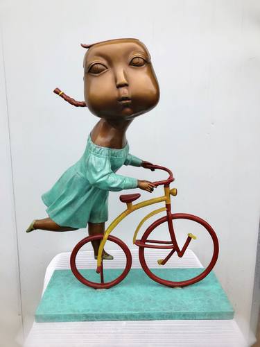 Original Bicycle Sculpture by Jiahui Wu