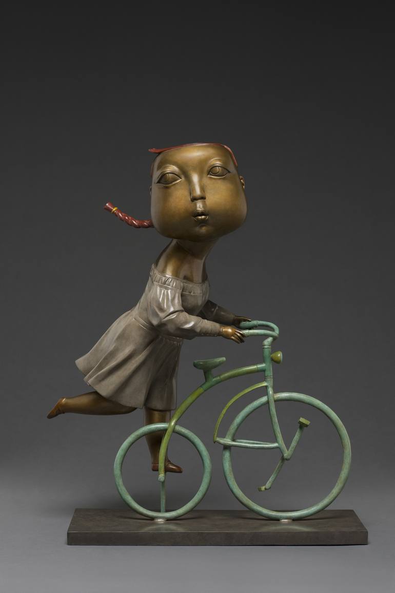 Print of Bicycle Sculpture by Jiahui Wu