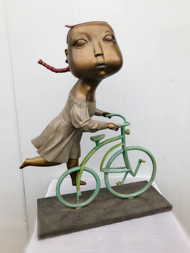 Original Bicycle Sculpture by Jiahui Wu