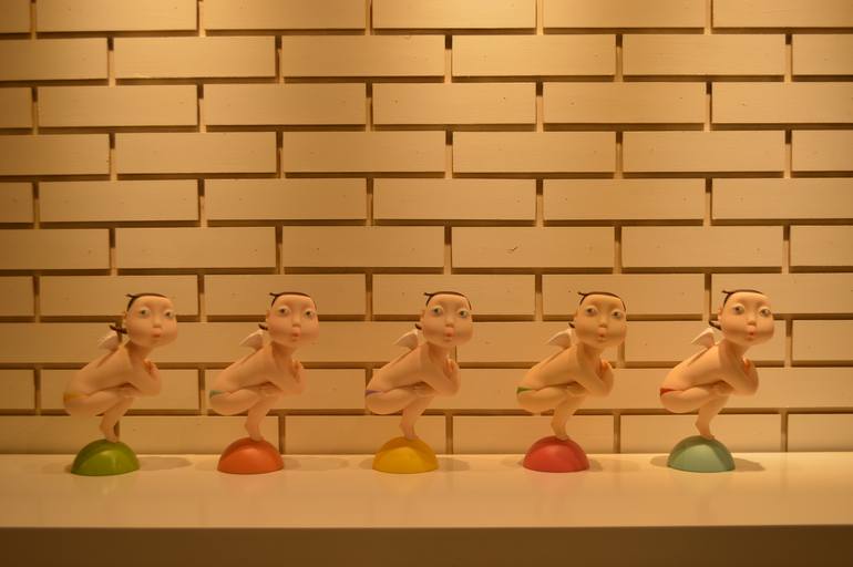 Original Art Deco Body Sculpture by Jiahui Wu