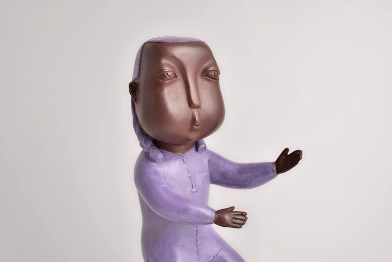 Original Art Deco Pop Culture/Celebrity Sculpture by Jiahui Wu