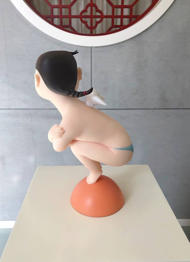 Original Art Deco Body Sculpture by Jiahui Wu