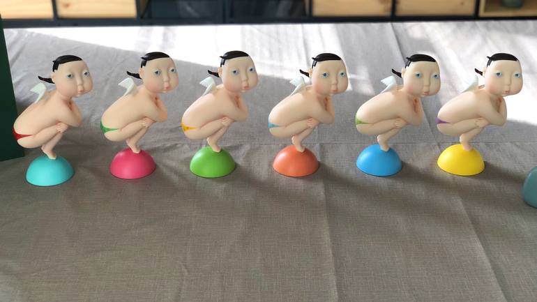 Original Art Deco Body Sculpture by Jiahui Wu