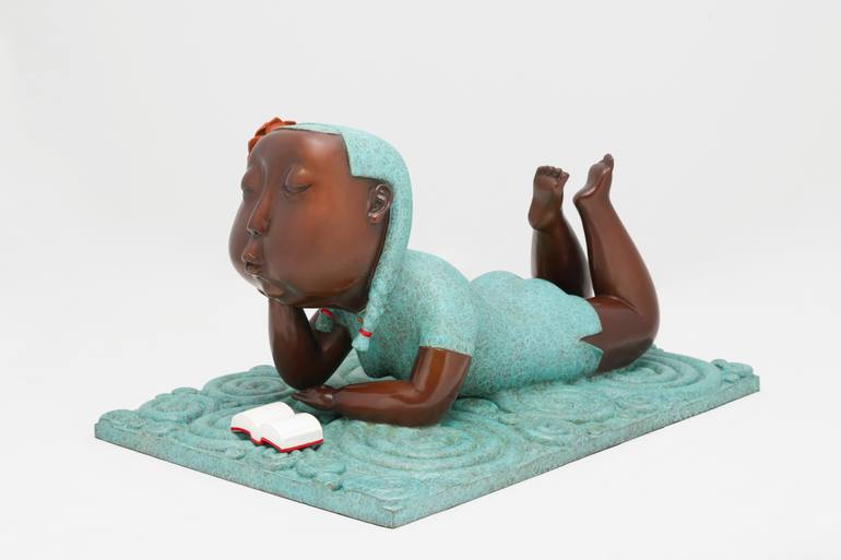 Original Art Deco Pop Culture/Celebrity Sculpture by Jiahui Wu