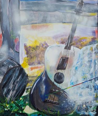 Original Contemporary Music Painting by Ecaterina Elena Schiwago