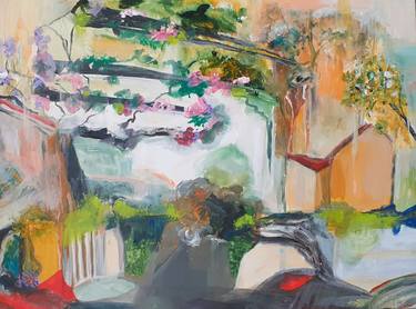 Print of Abstract Garden Paintings by ECATERINA ELENA SCHIWAGO