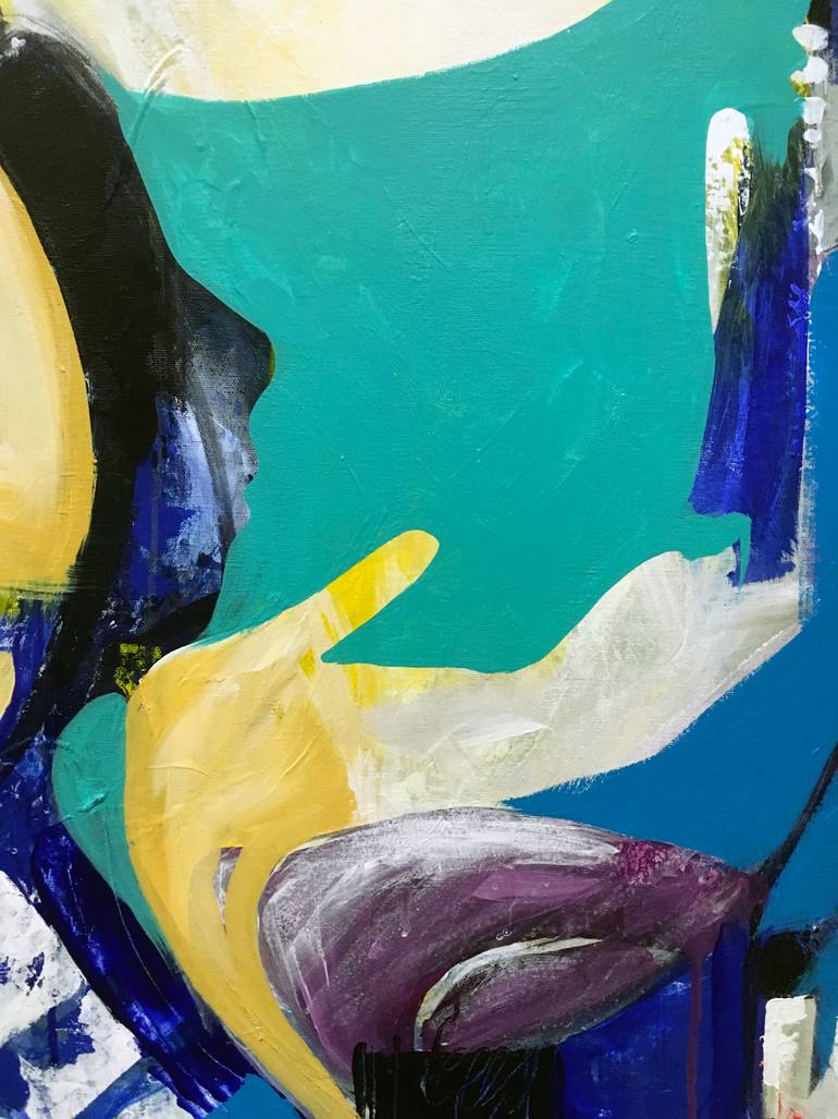 Original Abstract Expressionism Abstract Painting by Jeanette Jarville