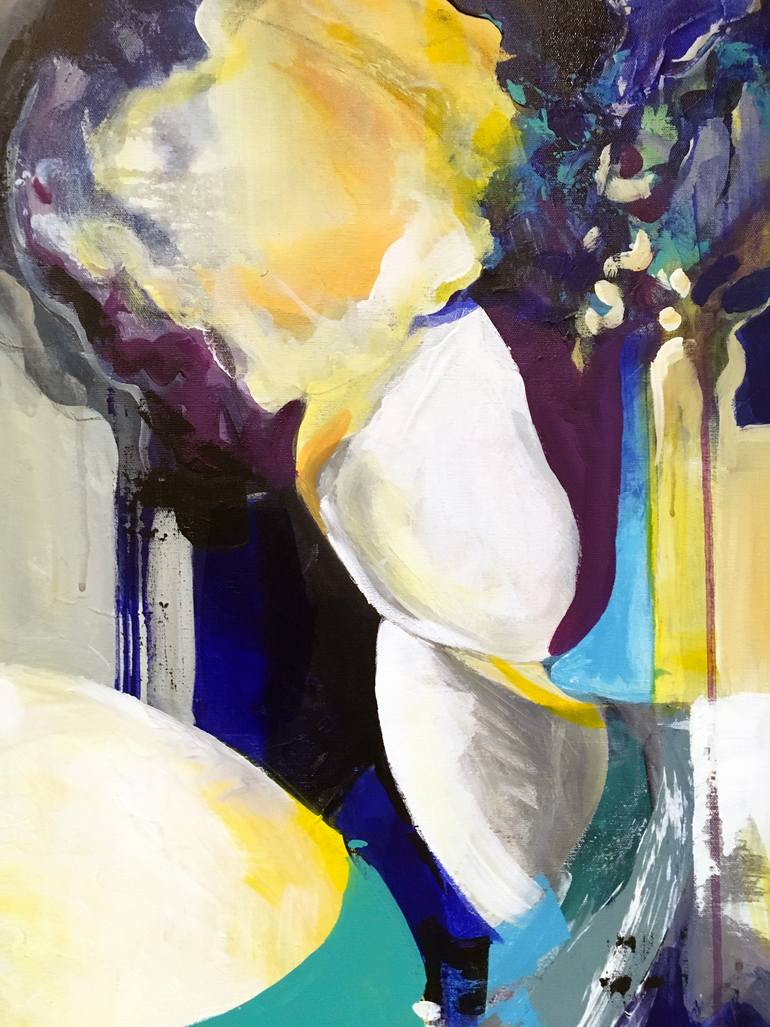 Original Abstract Expressionism Abstract Painting by Jeanette Jarville