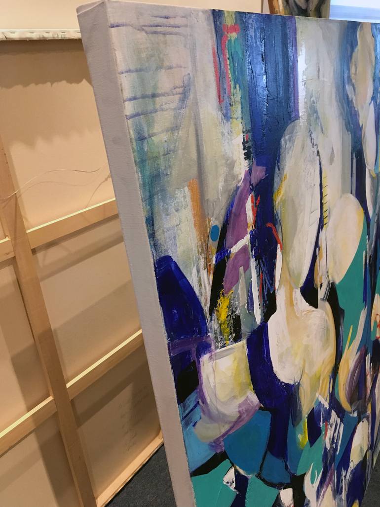 Original Abstract Expressionism Abstract Painting by Jeanette Jarville