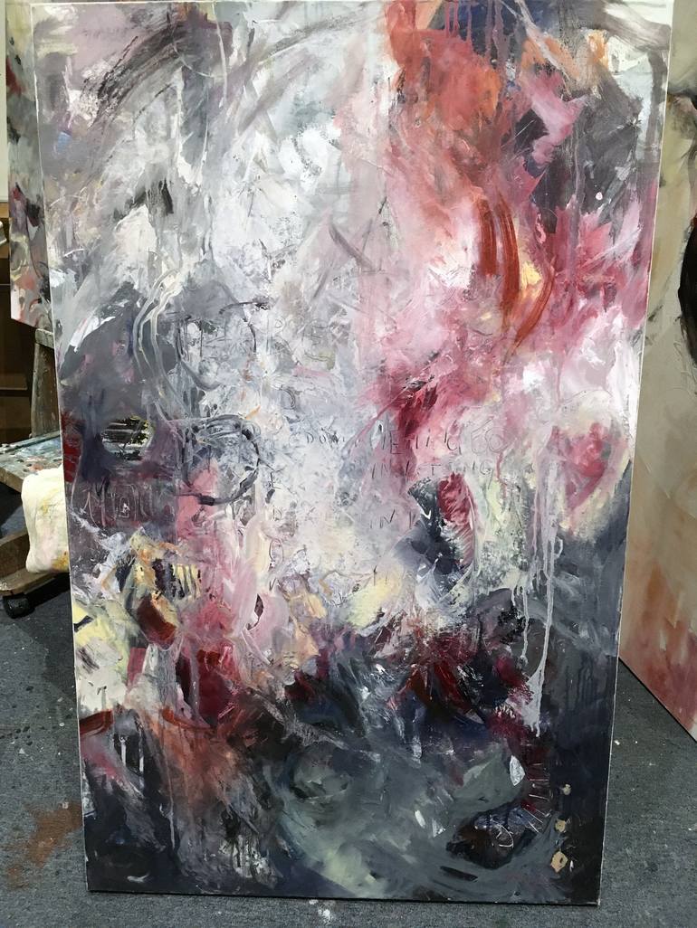 Original Abstract Women Painting by Jeanette Jarville