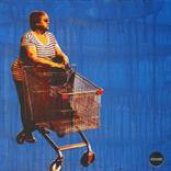 Stripped Tee Lady With  Shopping Trolling by Nick Morris