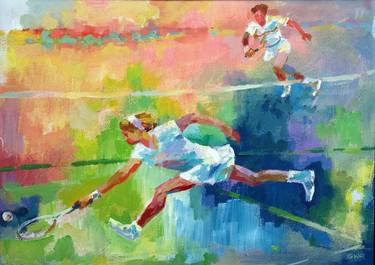 Print of Fine Art Sport Paintings by Frank Fang
