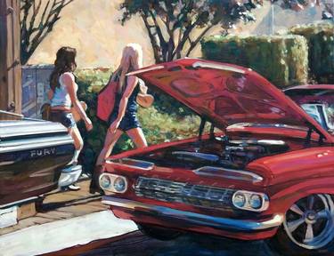 Print of Car Paintings by Frank Fang