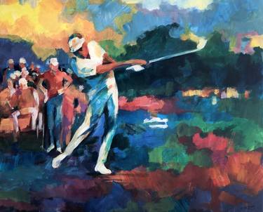 Print of Expressionism Sports Paintings by Frank Fang