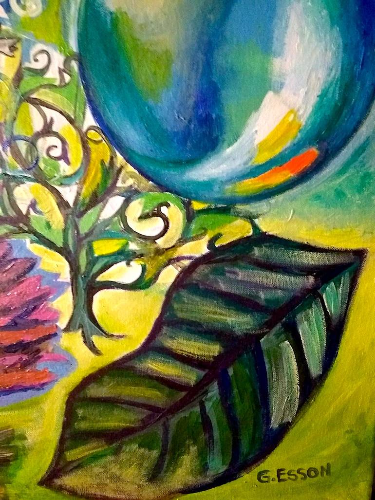 Original Abstract Nature Painting by Genevieve Esson